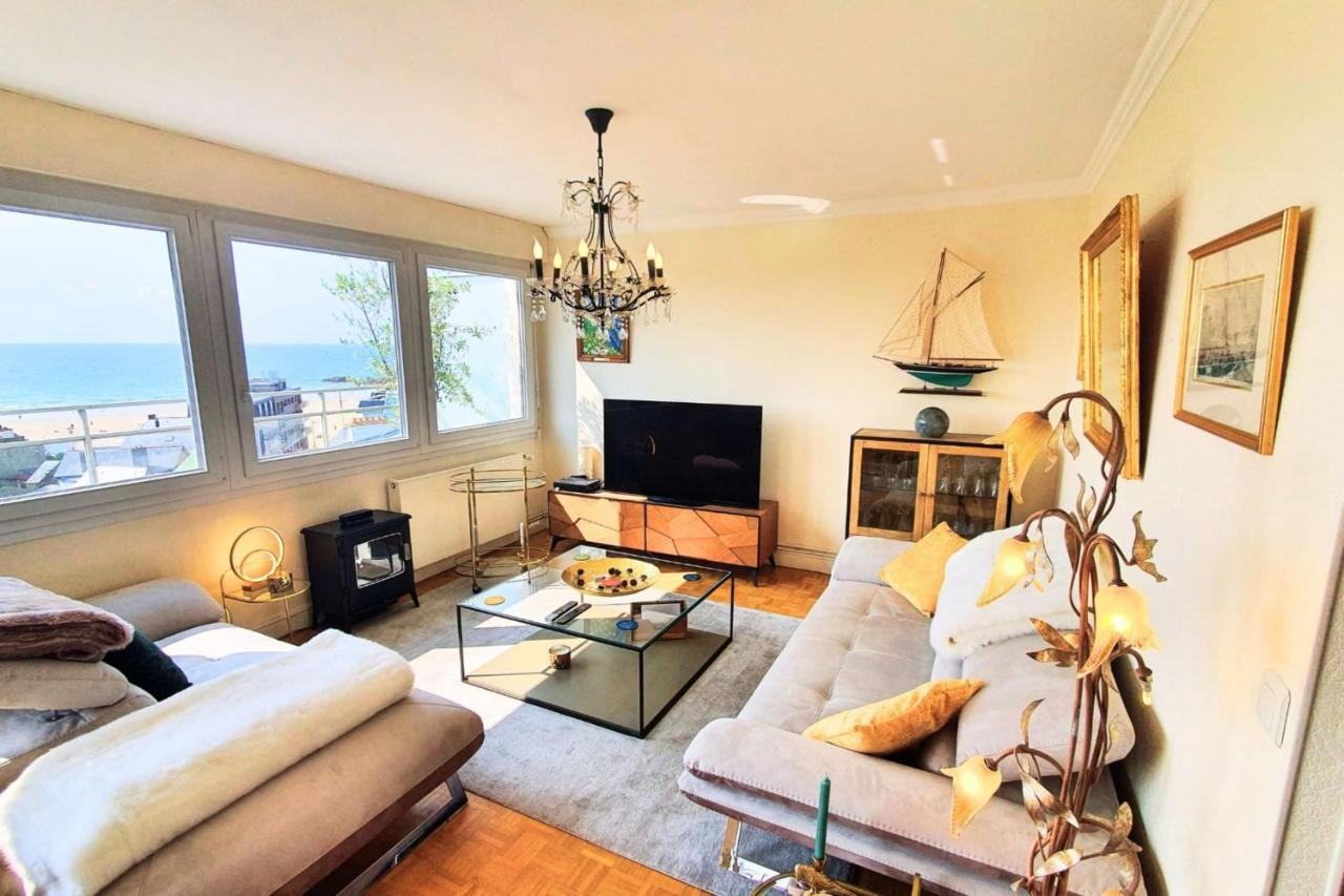 Bright Apt With Balcony Panoramic View Saint-Malo Exterior foto