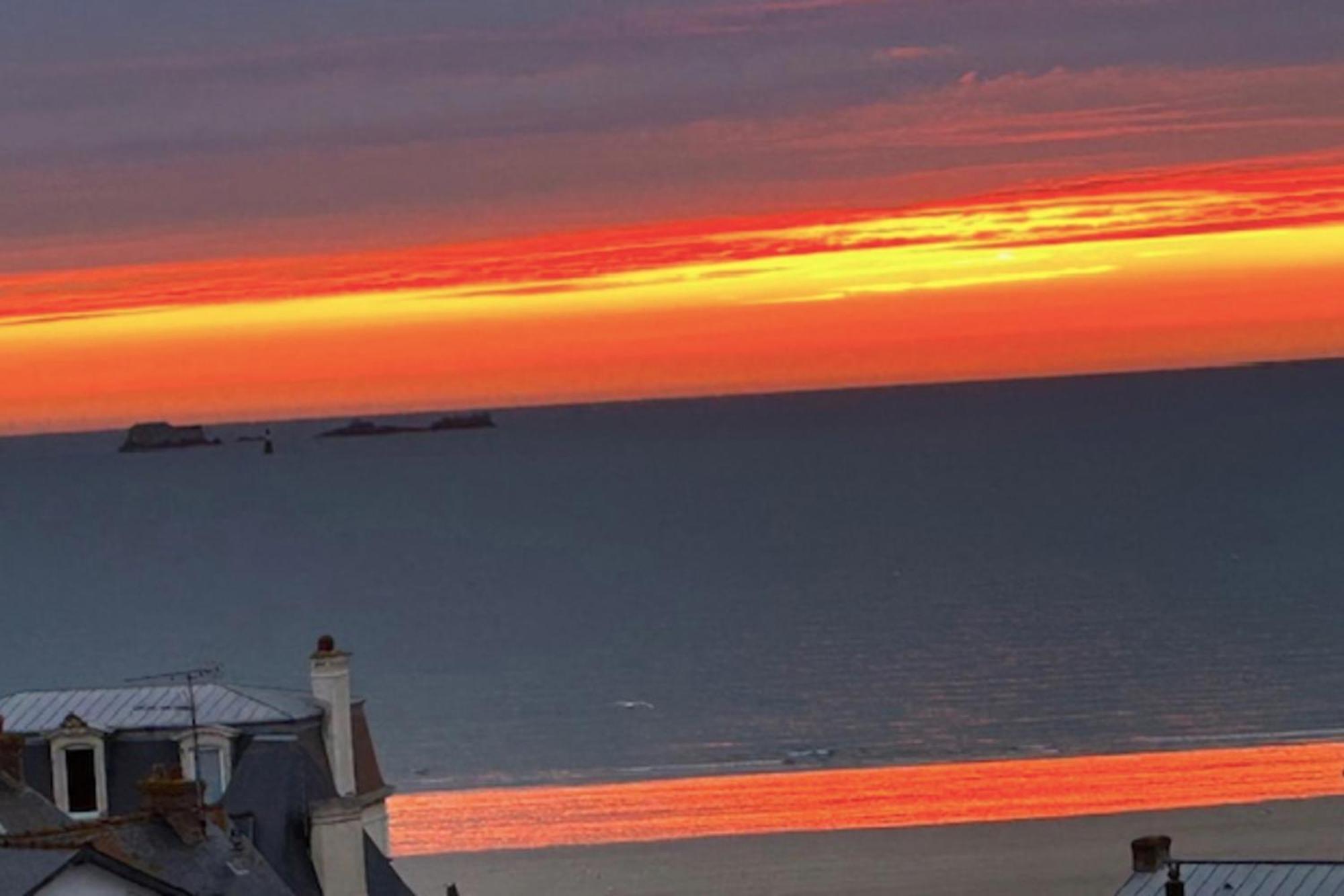 Bright Apt With Balcony Panoramic View Saint-Malo Exterior foto
